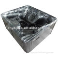 Luxury Free standing Acrylic 5 Persons Outdoor Spa Hot Tub With Headrest